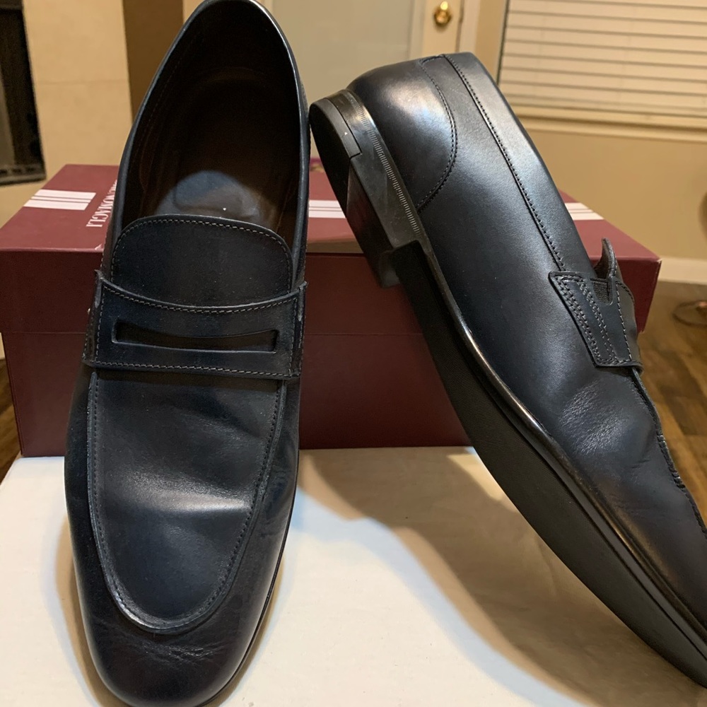 Men’s Brunomagli size 12 Blue Loafers